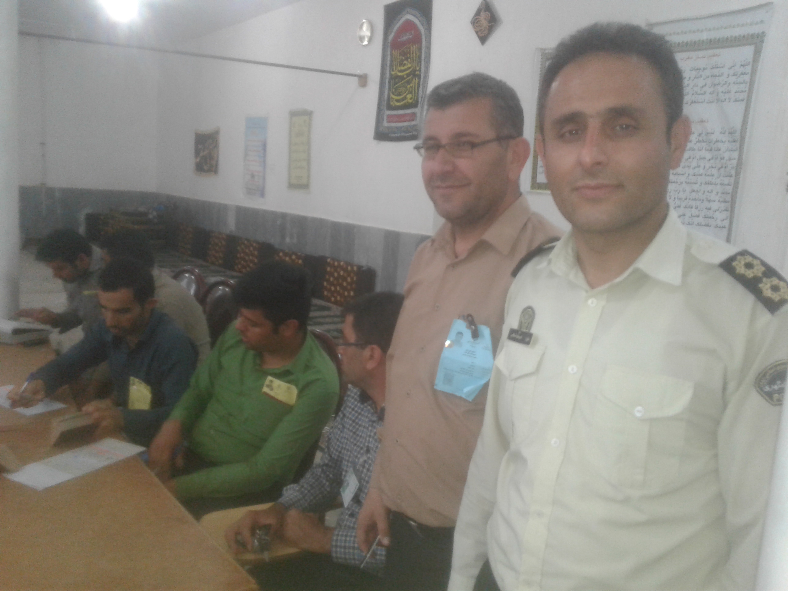 حماسه حضور در انتخابات باغ ملک به روایت تصویر