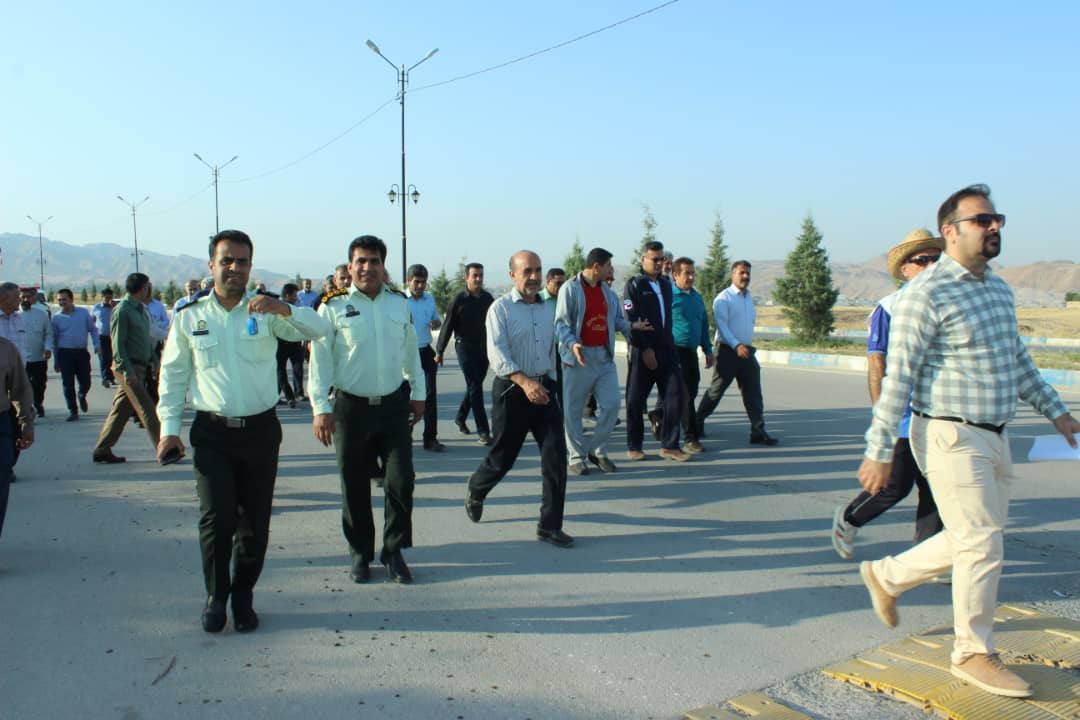 همایش پیاده روی به مناسبت روز جهانی مبارزه با مواد مخدر در شهرستان باغملک برگزار شد