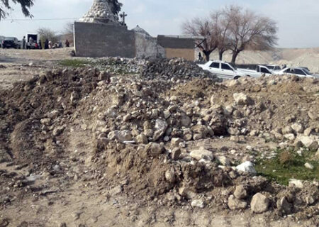 تخریب تپه‌های محوطه‌ تاریخی ” تازنگ سویلی” در باغملک