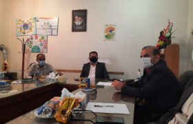 نشست سرپرست بهداشت و درمان شهرستان باغملک با خبرنگاران و مدیران پایگاه های باغملک