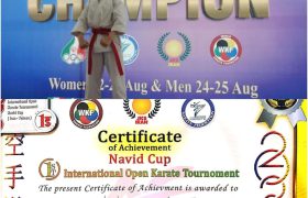 کسب مدال نقره مسابقات بین المللی کاراته توسط یک خوزستانی